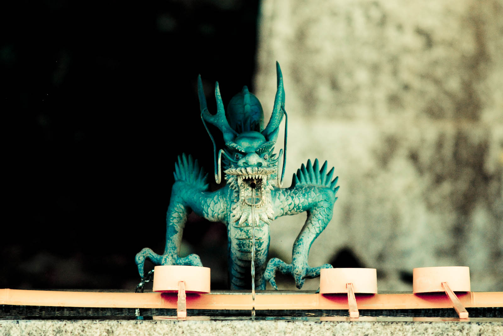 Dragon statue at Minoo