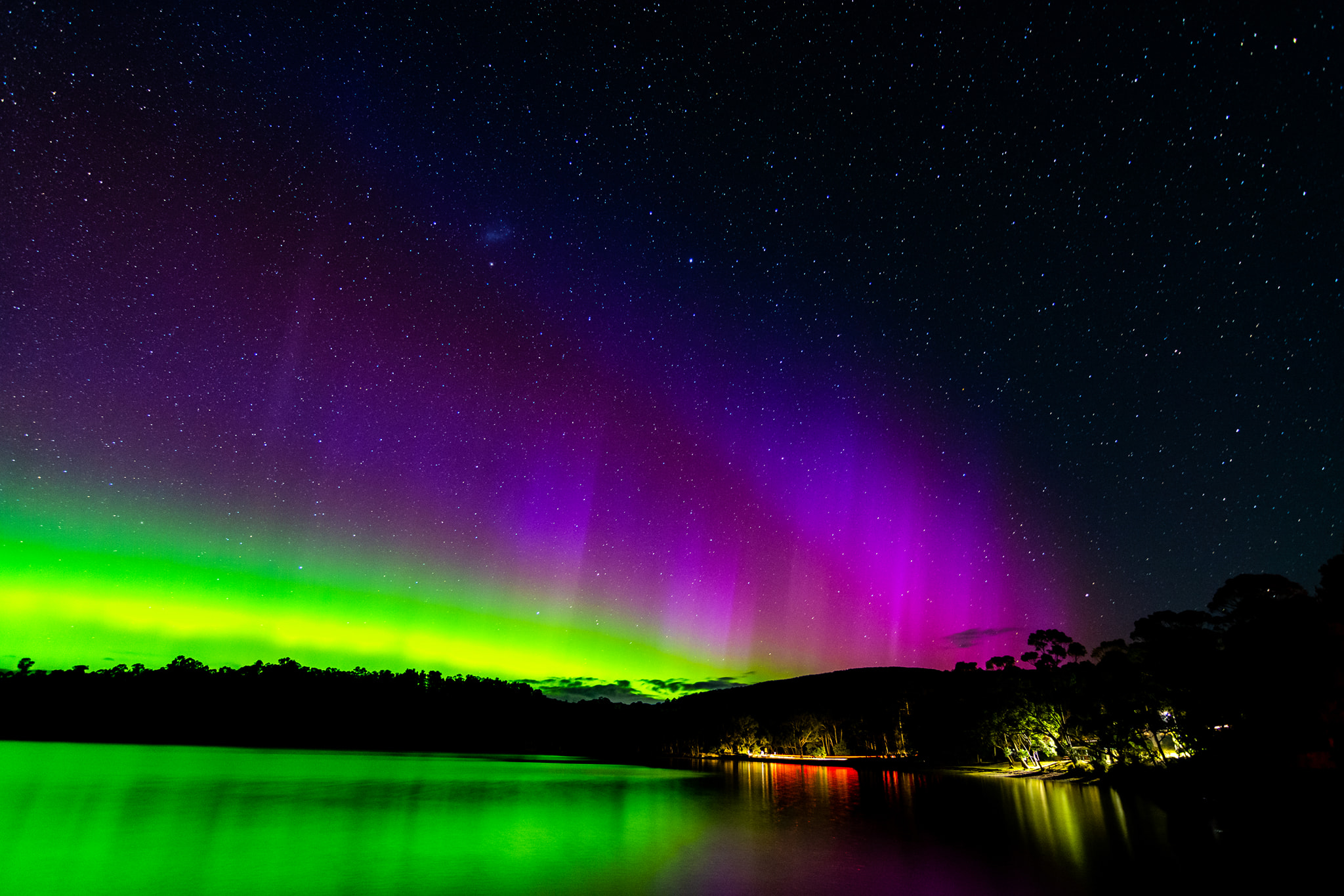 Southern Lights over Tasmania